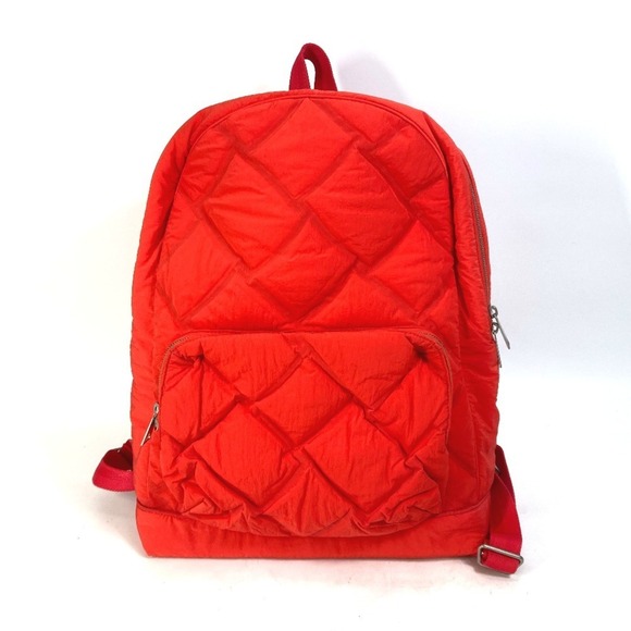 BOTTEGA VENETA Red Intrecciato Backpack main image 8